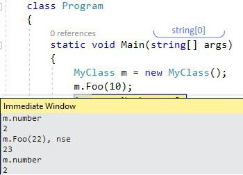 Visual Studio Immediate Window - No Side Effects - Ozcode