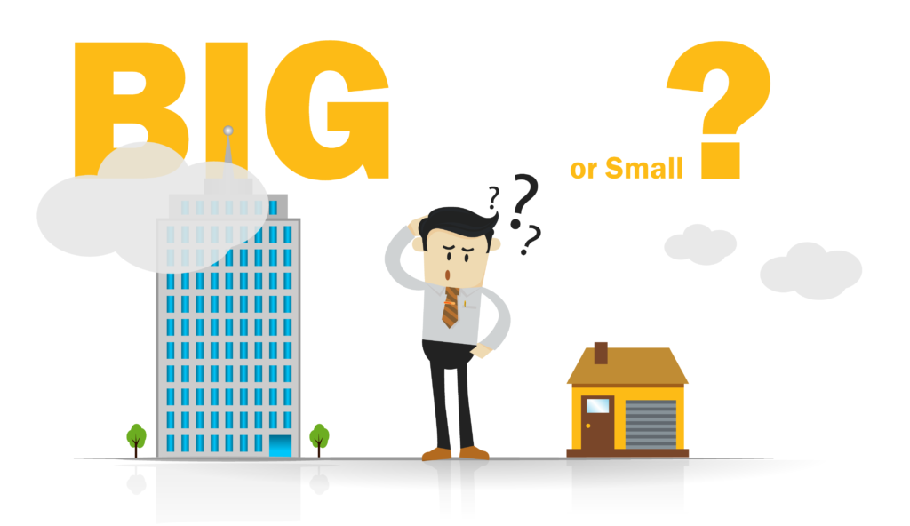 small startup or big organization