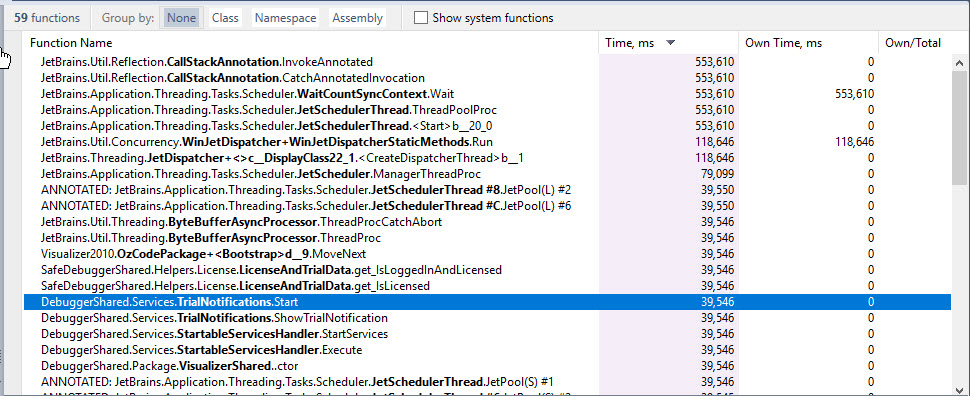 deadlock snapshot dottrace