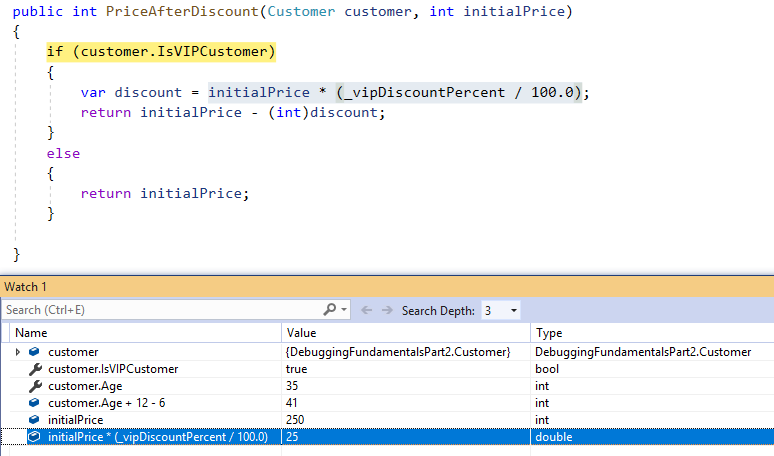 Visual Studio Debugging Windows: Watch, Locals, Autos, Immediate, Call  Stack and Threads | Michael's Coding Spot