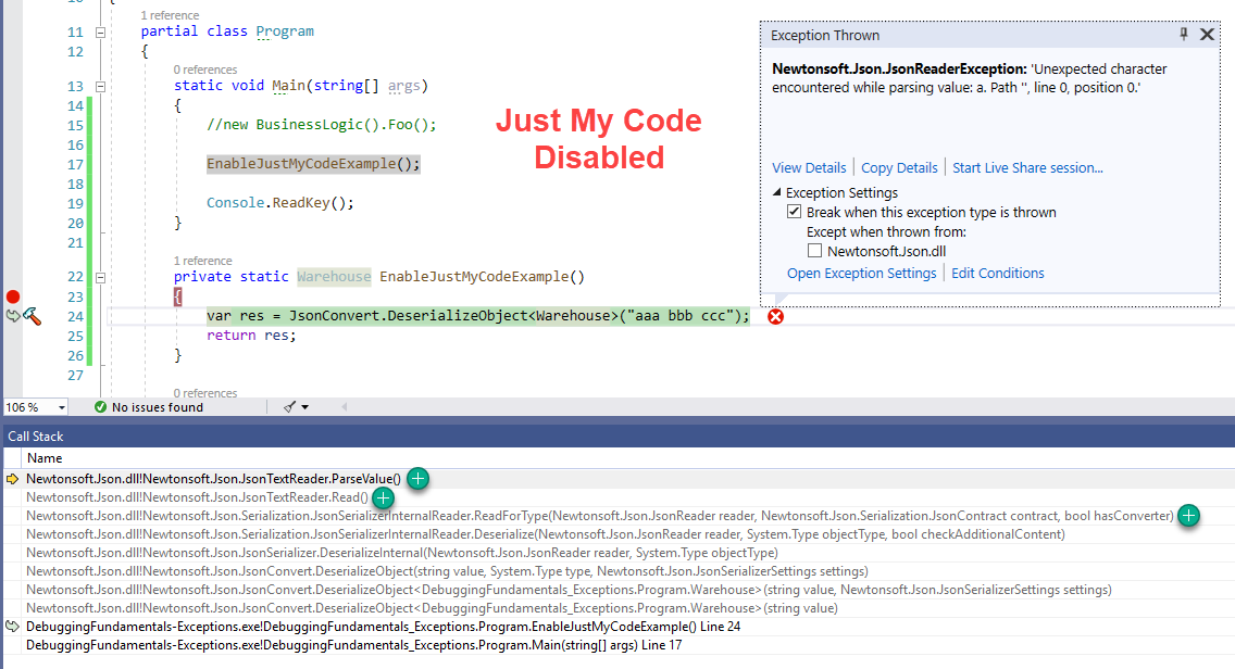 Debug & Catch Exceptions in Visual Studio: The Complete Guide